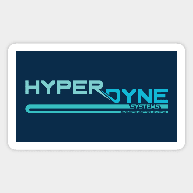 Hyperdyne Systems - Blue Wide Magnet by DCLawrenceUK